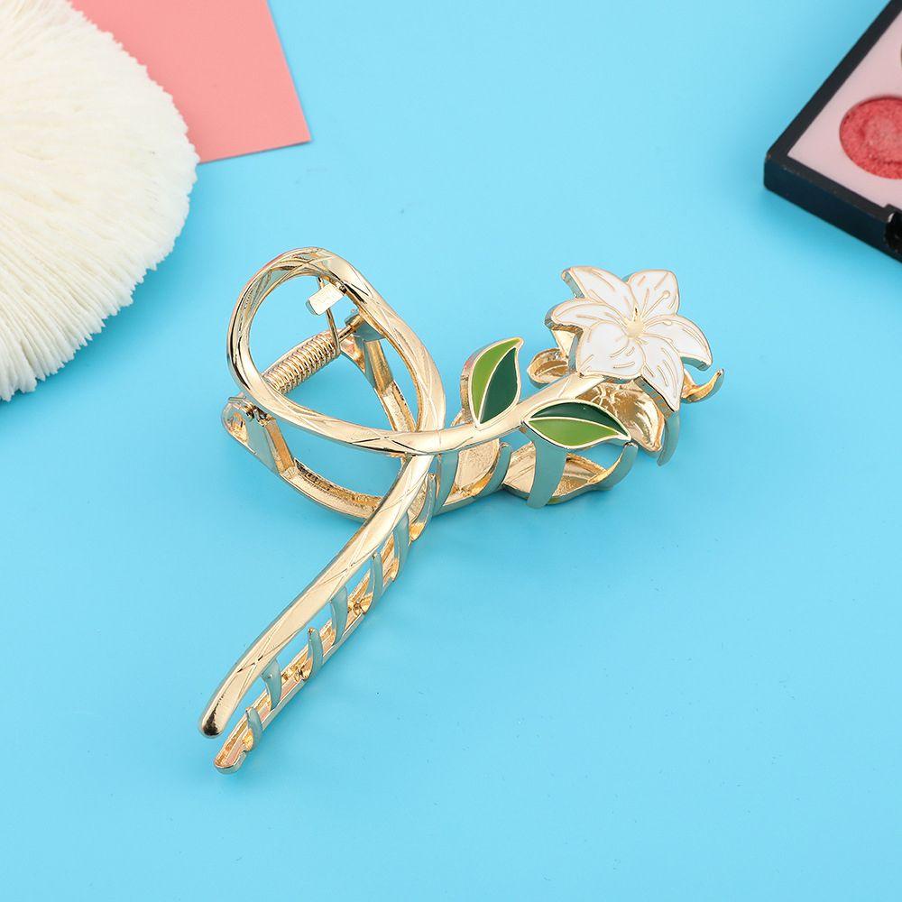 Kẹp Tóc Hình Cá Mập Đính Hoa Dễ Thương Thời Trang Mùa Hè Cho Bạn Gái VANES1