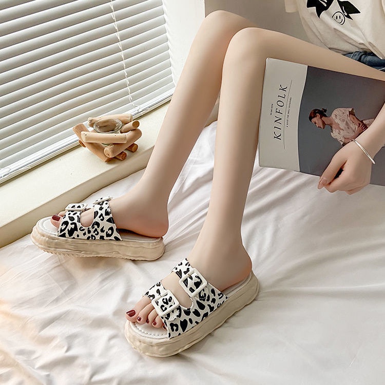 Dép Sandal Đế Dày Thời Trang Mùa Hè Dễ Thương Cho Nữ