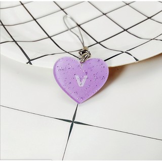 Móc treo điện thoại trái tim Bangtan