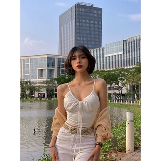 ÂME.STUDIO | Áo croptop thắt dây - Doris top