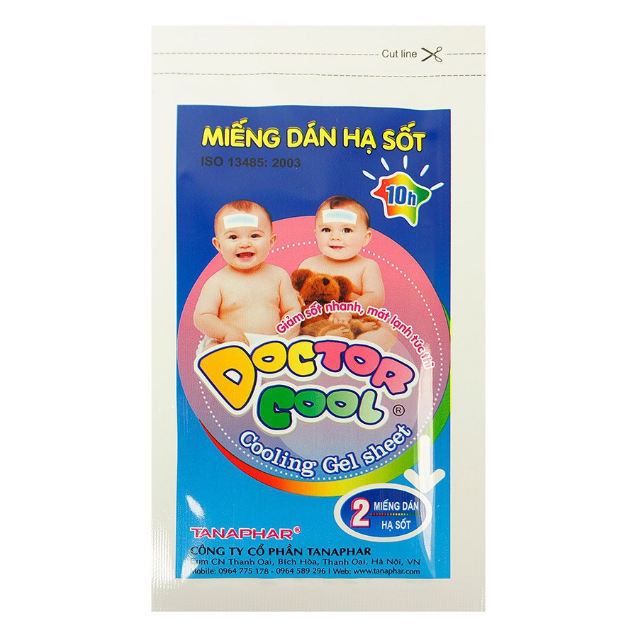 Hộp 6 miếng dán hạ sốt Doctorcool