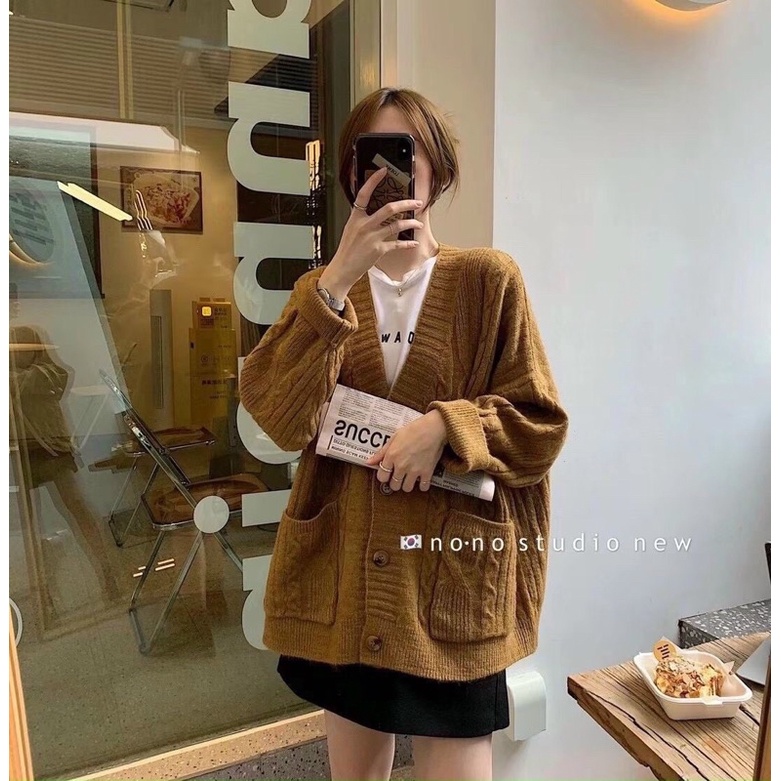 CARIGAN 2 TÚI PHỐI CÚC BẢN TO | BigBuy360 - bigbuy360.vn