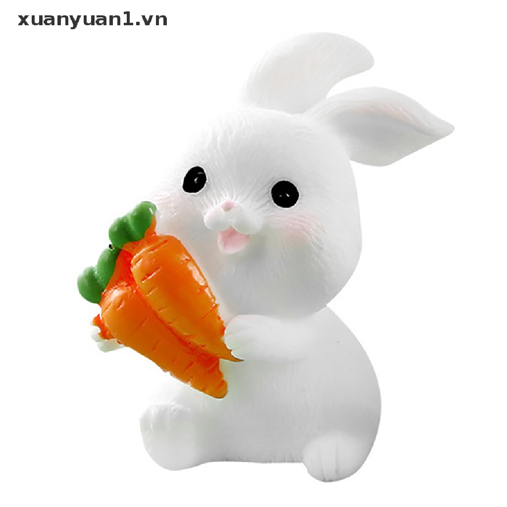 Thỏ Cung Hoàng Đạo Trung Quốc Mini Trang Trí Tiểu Cảnh Năm Mới