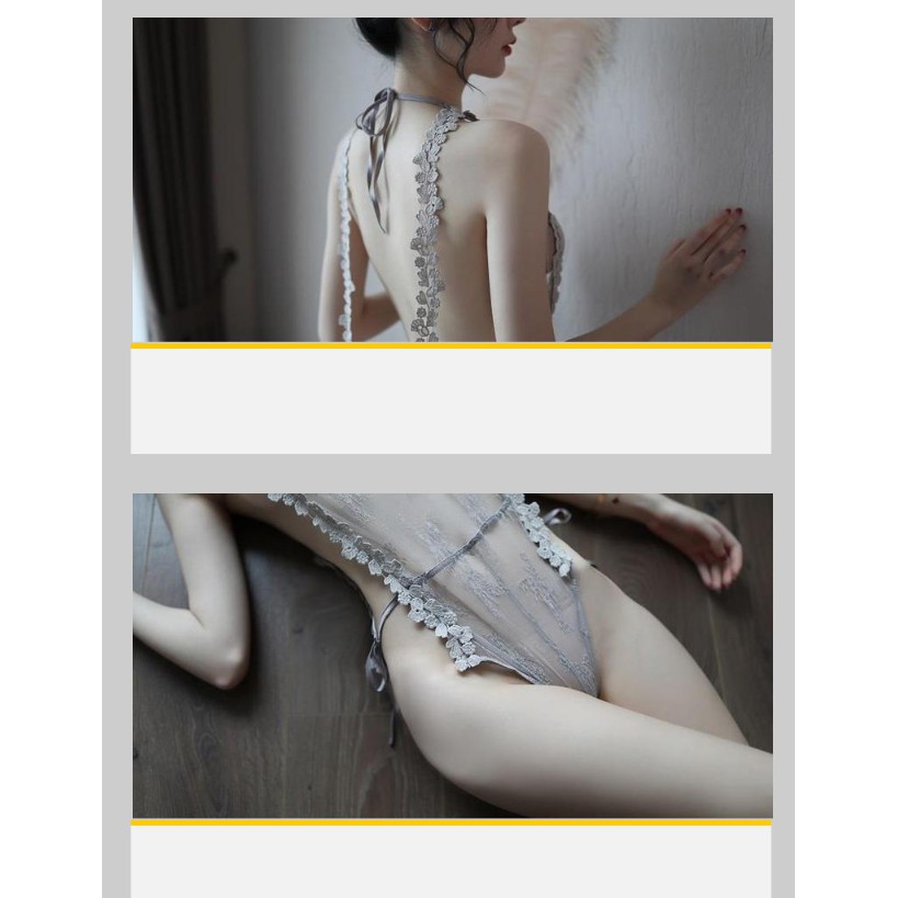 Váy ngủ ren trong suốt full body 1234