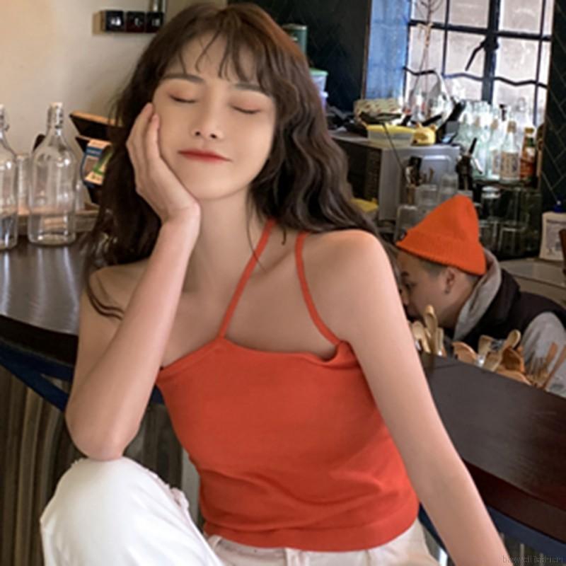 [Mã FASHIONT4WA2 giảm 10K đơn 50K] Áo dây chất dệt kim thời trang sành điệu cho nữ | BigBuy360 - bigbuy360.vn