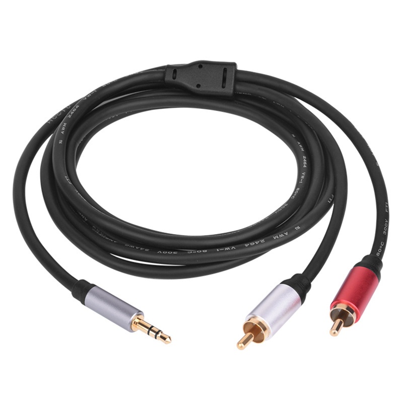 Cáp Chia Chữ Y RCA Âm Thanh Nổi HiFi Stereo 2RCA Sang 3 5mm 2 RCA Sang 2 RCA Dài 1 8M