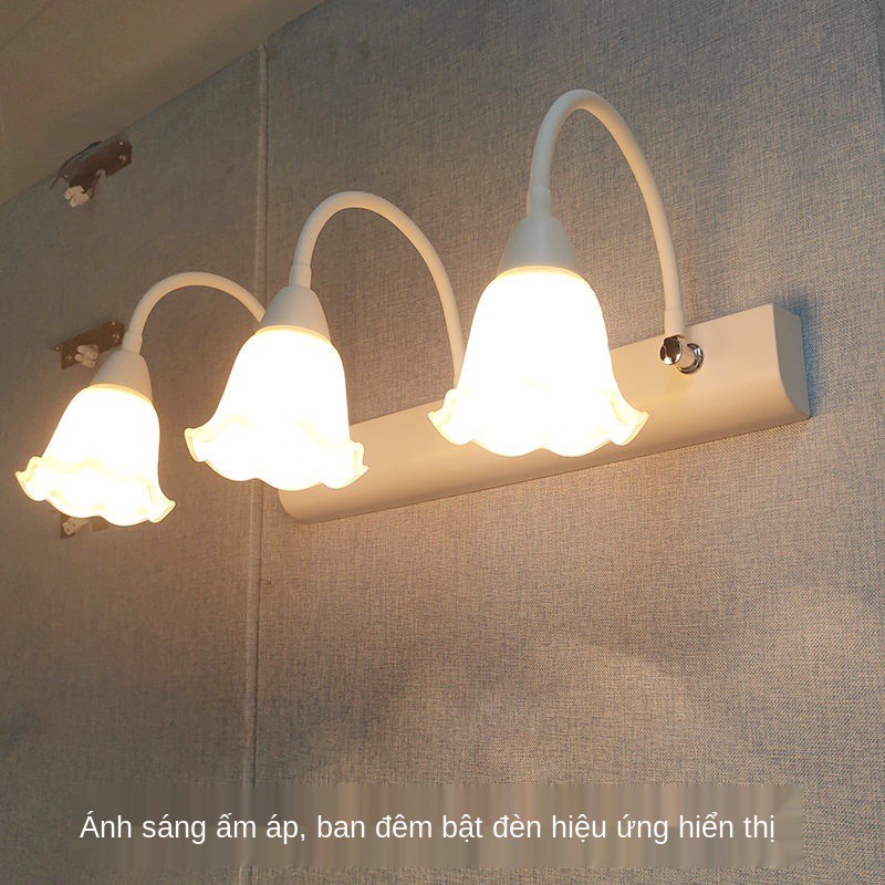 ▪Gương chiếu sáng phía trước đèn led phòng tắm tủ nhà vệ sinh bàn trang điểm Ống Mỹ không thủng tường <