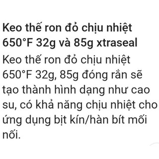 KEO RON ĐỎ NHIỆT. 650*F ...