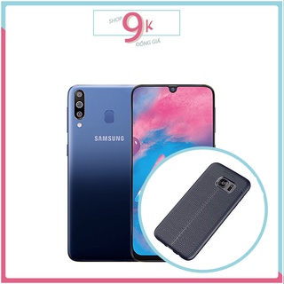 Ốp dẻo đen vân da cho SAMSUNG M20 / M30