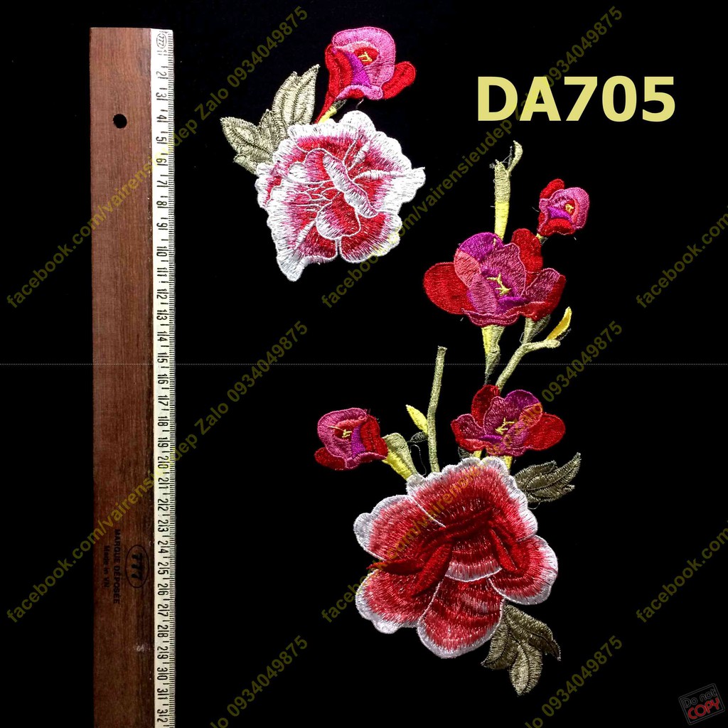 Cụm hoa mướp mini - DA705 - Đỏ