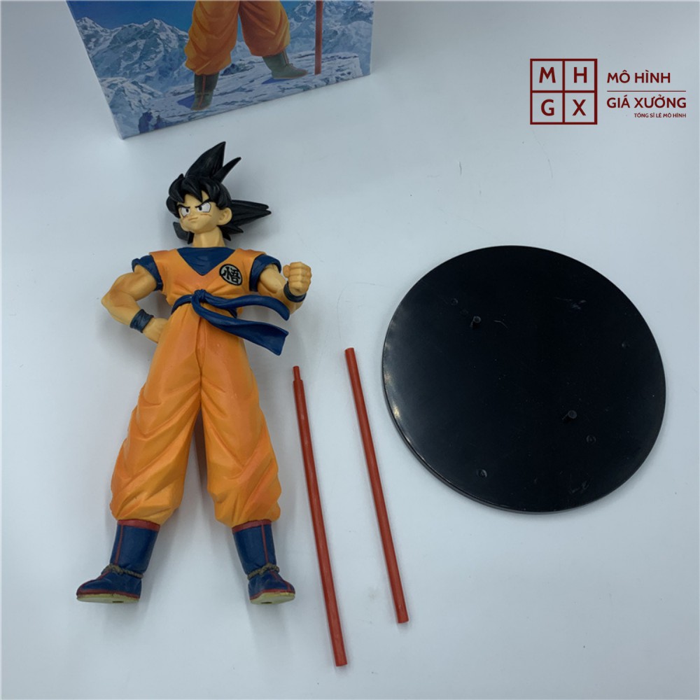 Mô hình Dragon Ball  SonGoku cầm gậy siêu đẹp cao 27cm figure mô hình 7 viên ngọc rồng dragon ball mô hình giá xưởng