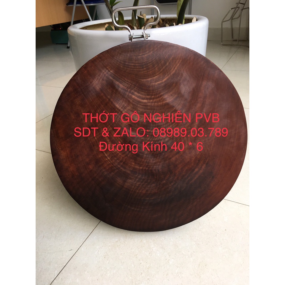 THỚT GỖ NGHIẾN PVB NÚI ĐÁ THANH HÓA CHẤT LƯỢNG CAO ĐƯỜNG KÍNH 40CM DÀY 6CM