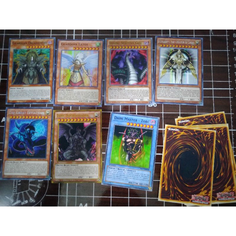 Thẻ bài Yugioh hiếm của các cao thủ trong phim Ác thần Zorc, Thần ánh sáng ,..