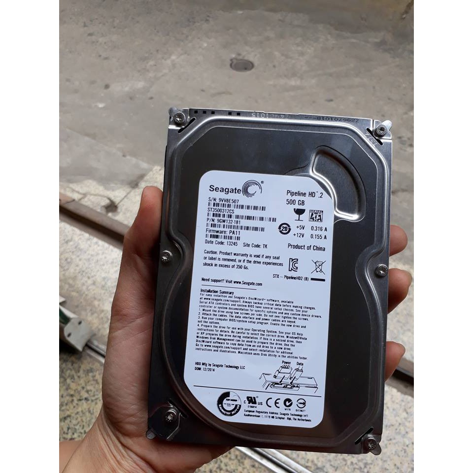 Ổ cứng HDD 500g sata  hãng Seagate Chuyên lắp cho máy tính để bàn