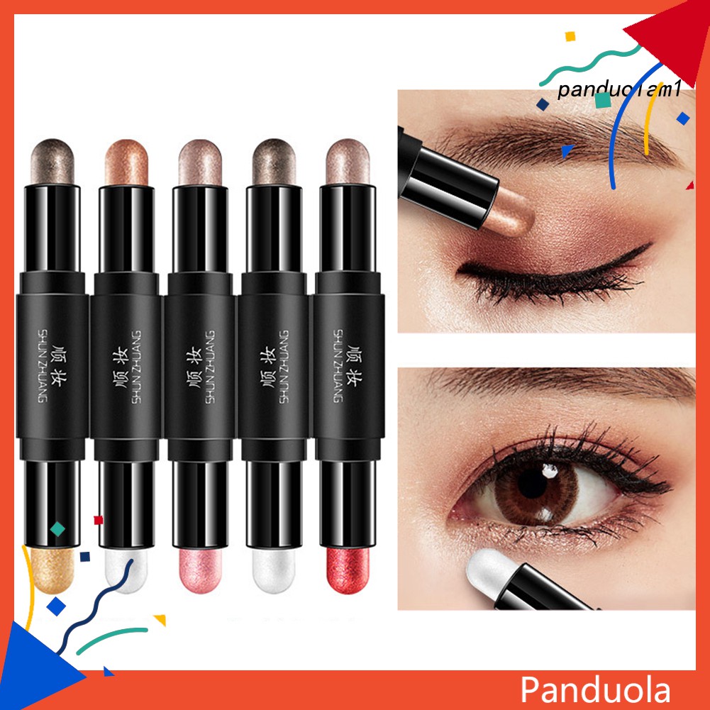 Bút Kẻ Mắt Thiết Kế Hai Đầu Màu Lì Và Ánh Nhũ Kết Hợp Trang Điểm Lâu Trôi Tiện Dụng 3g | BigBuy360 - bigbuy360.vn