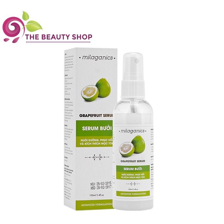 Serum bưởi Milaganics kích thích mọc tóc 100ml