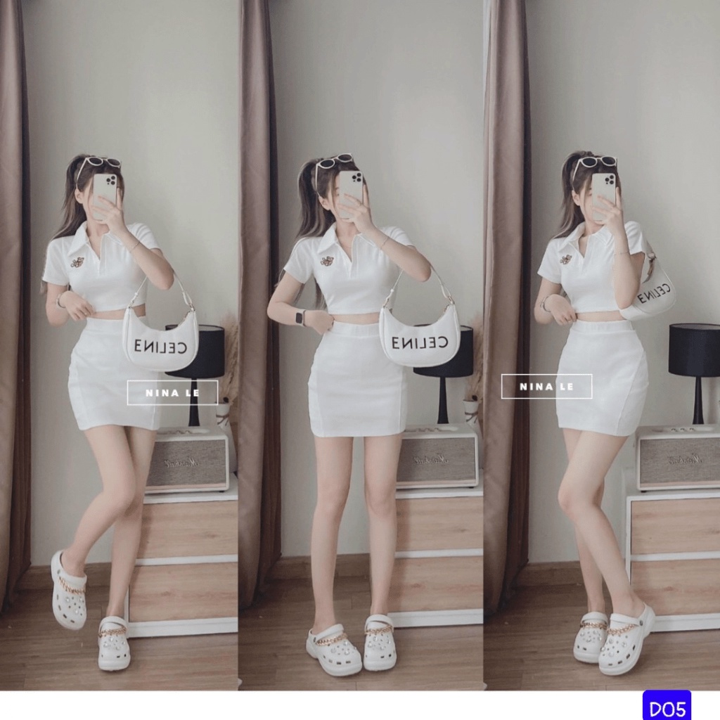 SÉT BỘ VÁY PORIP GẤU THÊU SIÊU HACK DÁNG CỰC SANG TRỌNG UP Thời Trang hhp 2022