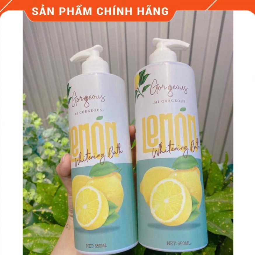 [Mã SKAMLTSW11 giảm 10% đơn 99K] Combo 2 Chai Sữa Tắm Trắng Chanh Dành Cho Body The Gorgeous