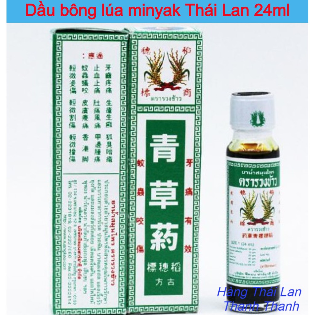 Dầu bông lúa minyak Thái Lan 24ml