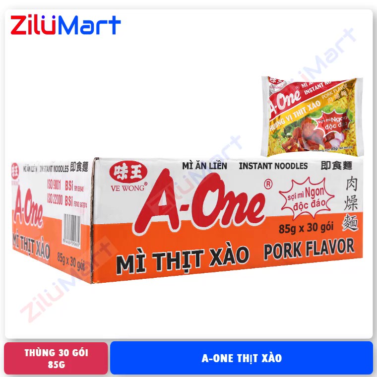 Mì A-One thịt xào  loại 85g