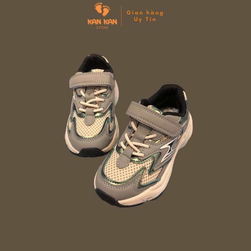 Giày Thể Thao Cho Bé KA067 Giày Trẻ Em Nam Nữ Sneaker Cao Cấp KanKanStore
