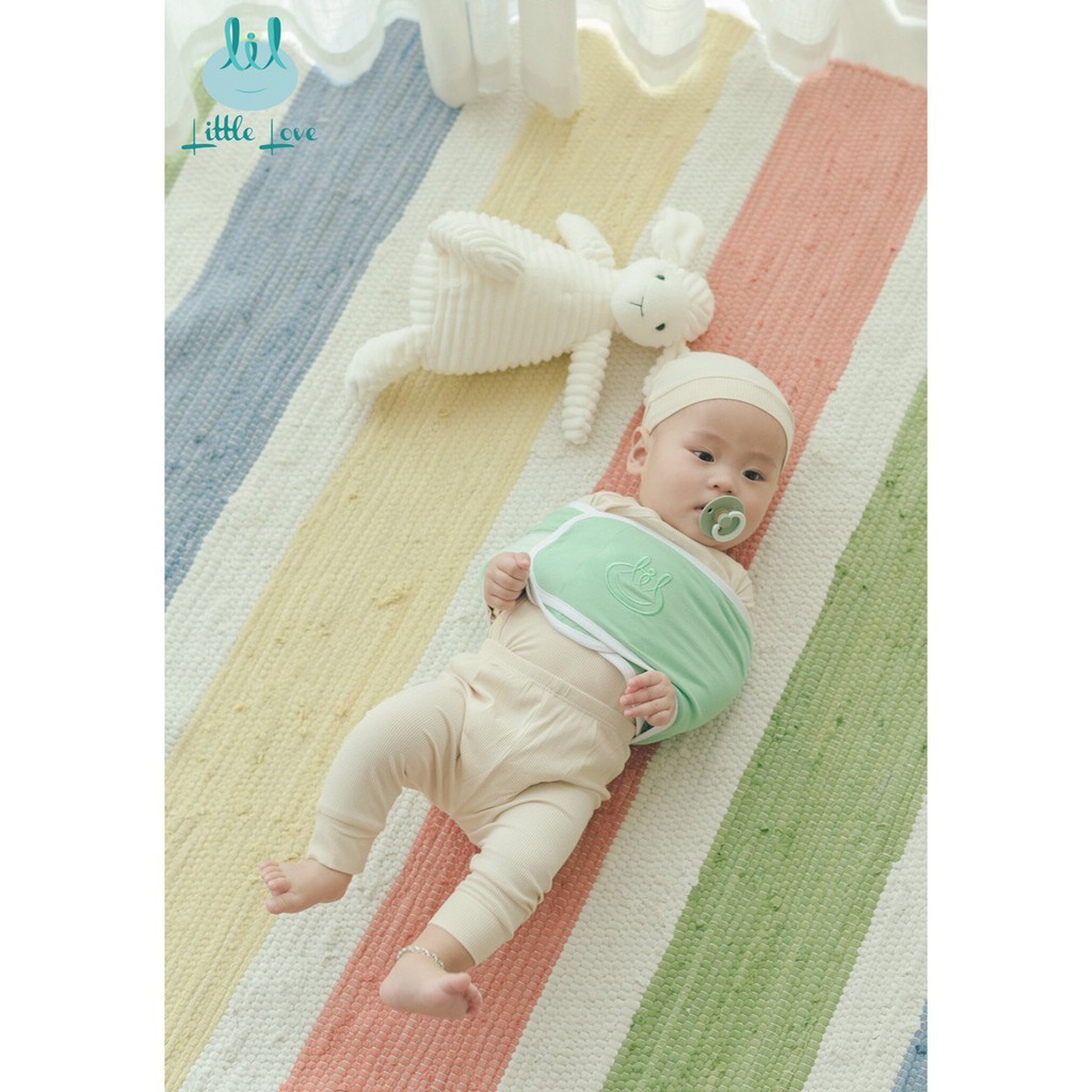 Ủ Quấn Tay Easy Little Love 100% Cotton Bảo Vệ Giấc Ngủ Của Bé