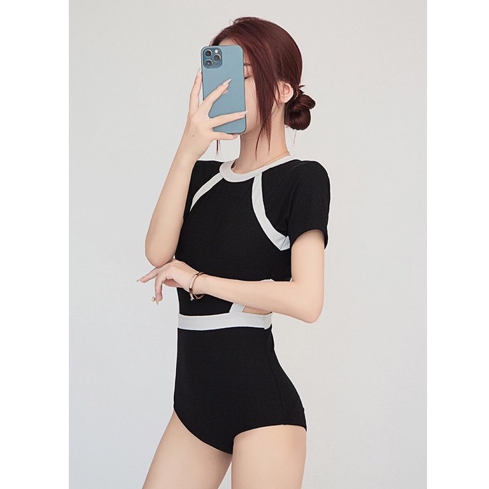 [ĐỒ BƠI LIỀN MẢNH CAO CẤP] bikini 1 mảnh tay ngắn cut out cá tính (nhiều kiểu) | BigBuy360 - bigbuy360.vn
