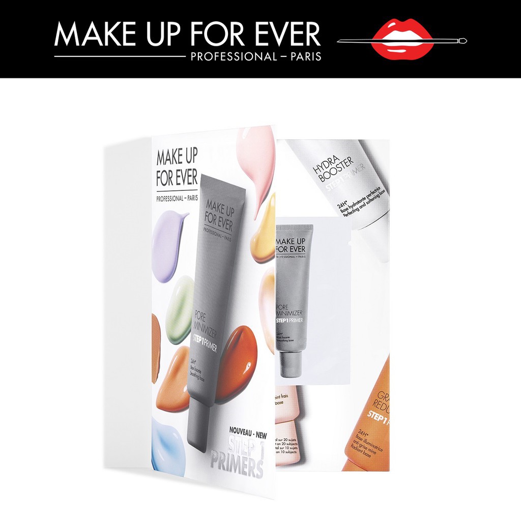 Make Up For Ever - Bộ 3 Quà tặng Phấn khoáng UHD Setting Powder & Kem nền Reboot Foundation 1ml & Kem lót Step 1 Prime 5 | BigBuy360 - bigbuy360.vn