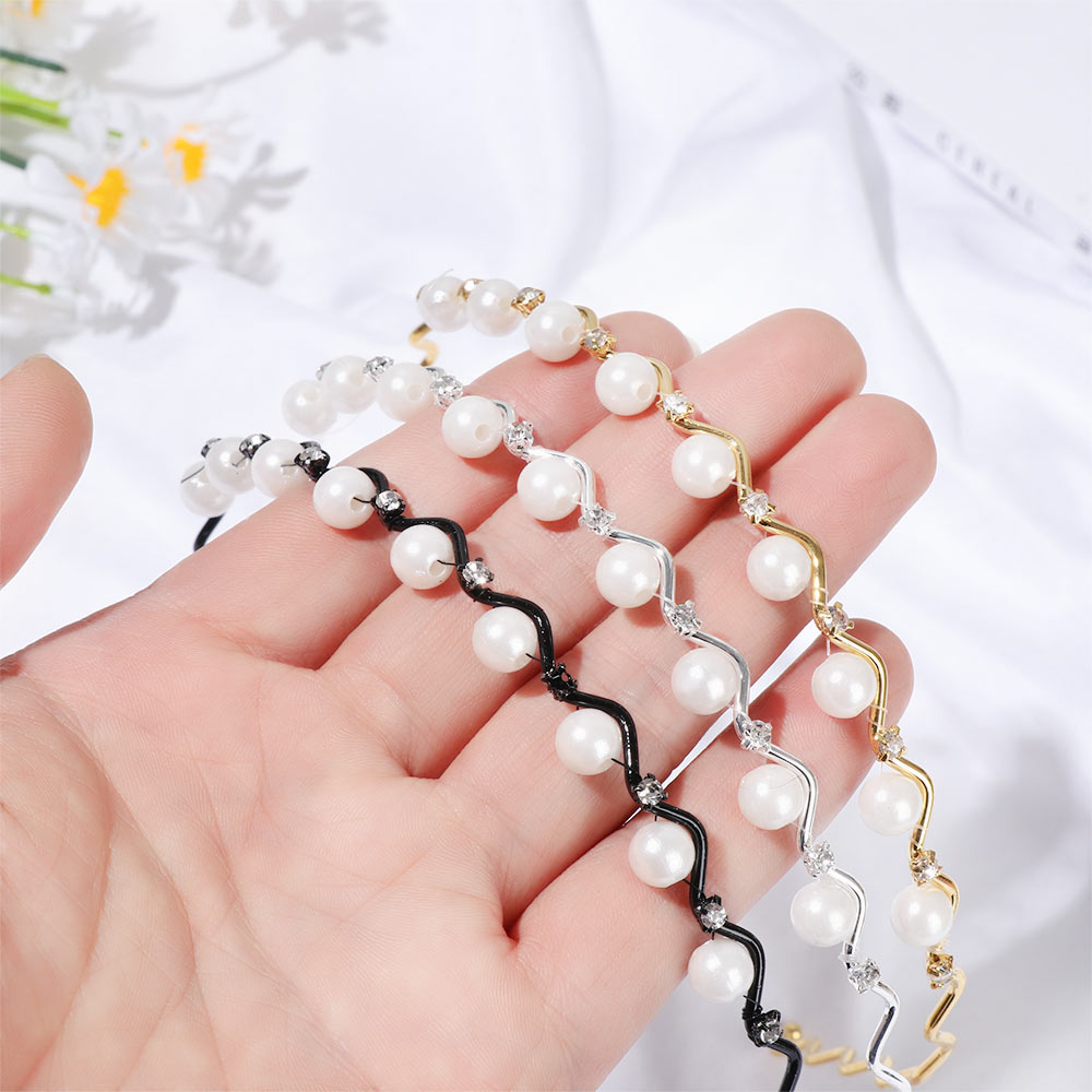 Quà Cưới MAX|Băng Đô Cài Tóc Đính Ngọc Trai Nhân Tạo Thời Trang