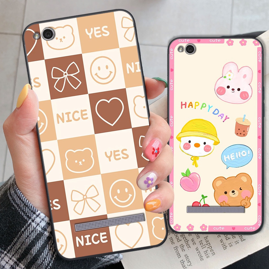 Ốp lưng Xiaomi REDMI 4A / REDMI 5A happy day, gấu bear dễ thương - BỀN - ĐẸP -BAO GIÁ TOÀN THỊ TRƯỜNG