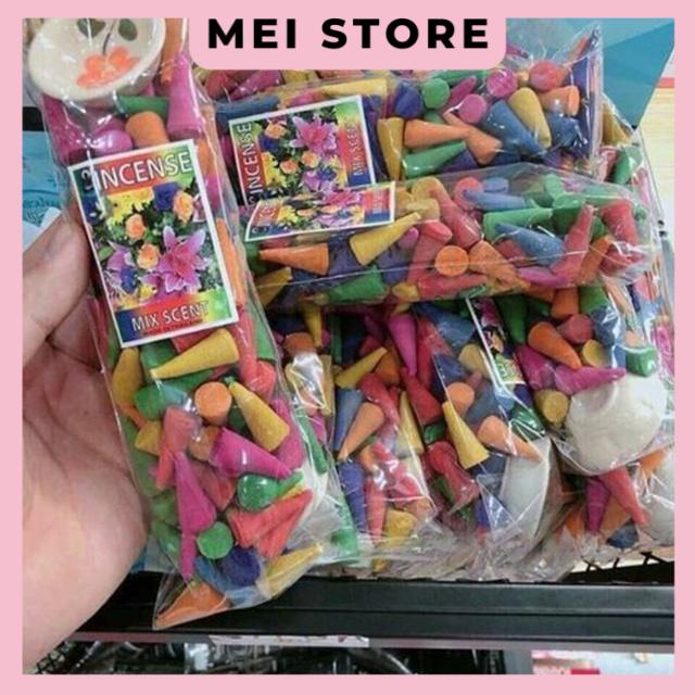 Nhang Trầm Nụ Thơm Thái Lan ( khoảng 90v + chén)