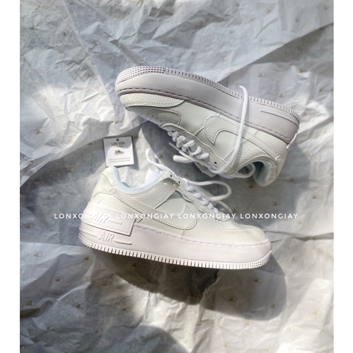 [ ẢNH THẬT] GIÀY THỂ THAO AF1 shadow allwhite