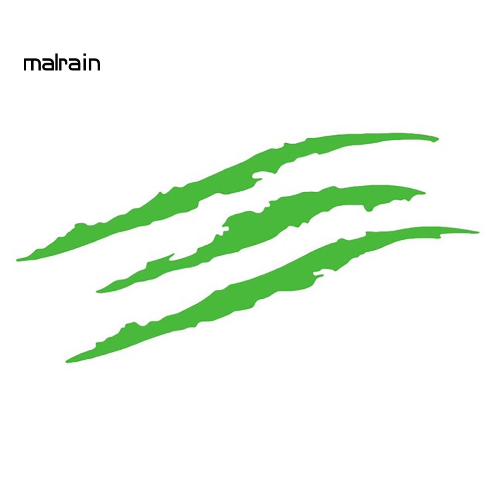 Sticker phản quang trang trí đèn pha xe hơi hình móng vuốt độc đáo