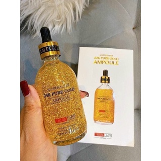 💛🌼Serum Dưỡng Trắng Da, Chống Lão Hóa Australian 24K PURE GOLD AMPOULE THERALADY 100ml của Úc