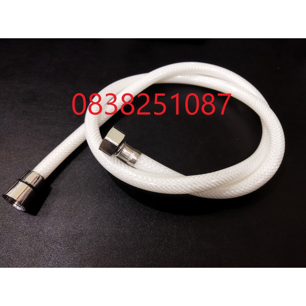 Dây cấp nước NHỰA DẺO PVC chịu áp suất cao gắn vòi xịt vệ sinh 1.2m siêu bền với mọi môi trường