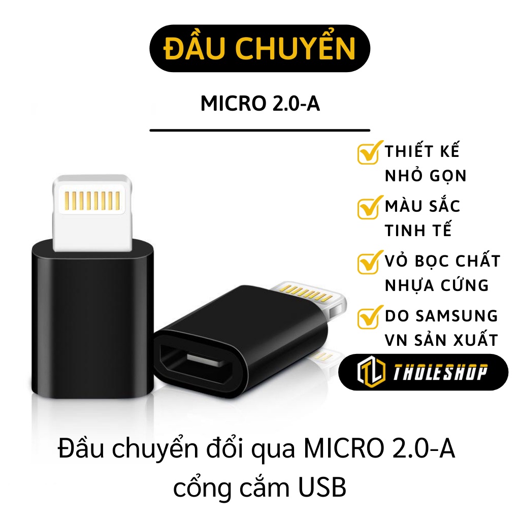 Đầu Chuyển Đổi - Đầu Chuyển Đổi USB Type C Sang Micro USB 2.0 S8 Plus 6604