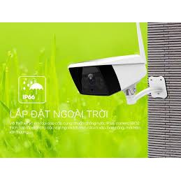 Camera Wifi 2MP ngoài trời EbitCam EB02 1080p Full HD Ánh Sáng Trắng Phát hiện chuyển động