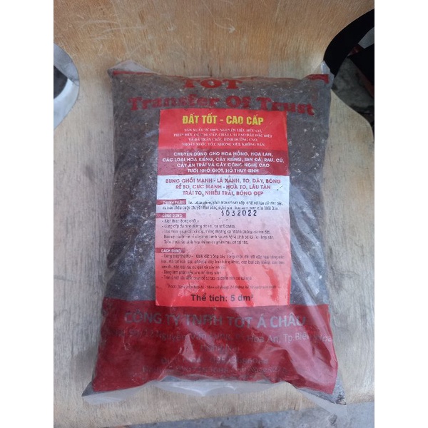 3Kg Đất Trộn Hữu Cơ 5 Loại Trồng Sen Đá Rau Sạch