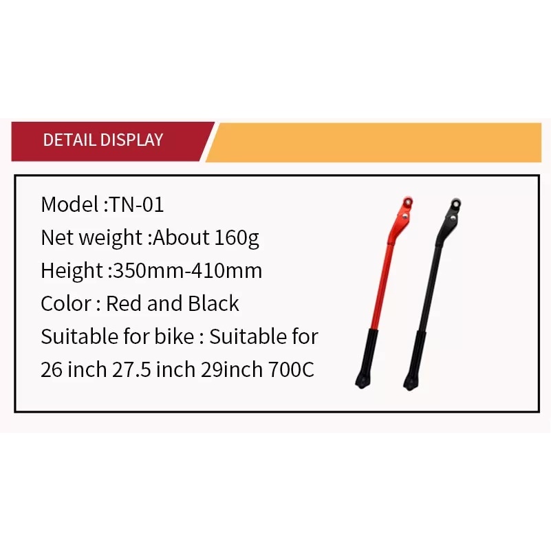 Rockbros Chân trống xe đạp hợp kim cao cấp - Đen - BH 12 tháng