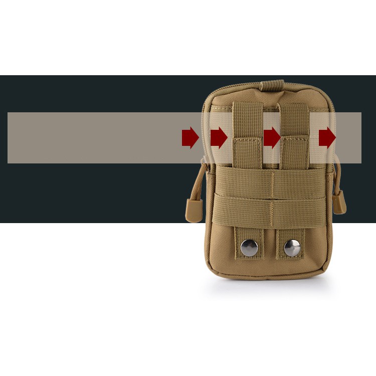 Túi đeo hông EDC chống nước dã ngoại, du lịch, đi phượt đa năng SOLANO FB-001029