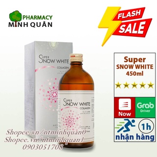 SUPER SNOW WHITE COLLAGEN 450ml - NƯỚC UỐNG TRẮNG SÁNG ĐẸP DA, GIÚP DA LUÔN TƯƠI TRẺ [CHÍNH