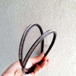 Bờm cài tóc đũa đính hạt 2 hàng siêu xinh