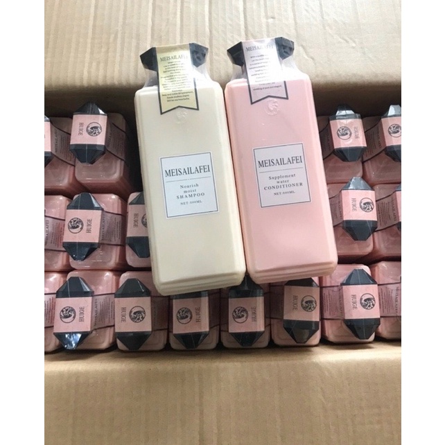 Dầu Gội Meisailafei Huiger cặp dầu gội dưỡng tóc, giảm gàu, giảm dầu hương Nước Hoa cao cấp 800ml
