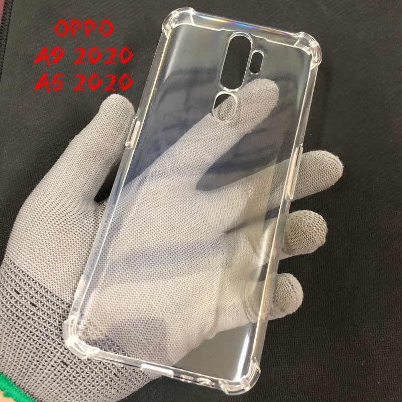 Ốp lưng Oppo Chống sốc Reno 5/Reno 4/Reno 3/A5 2020/A9 2020/A31 2020/A33/F11 Pro/Reno 2F/A91/reno silicon trong suốt