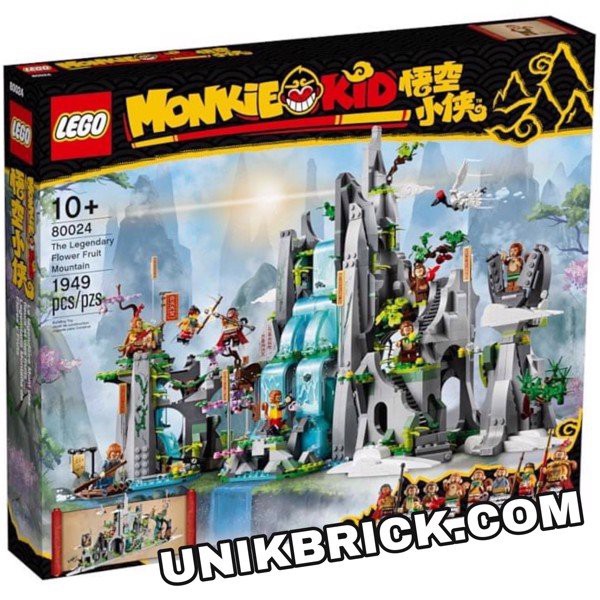 [CÓ HÀNG] Lego Monkie Kid 80024 The Legendary Flower Fruit Mountain Hoa Quả Sơn huyền thoại Ngộ Khôn