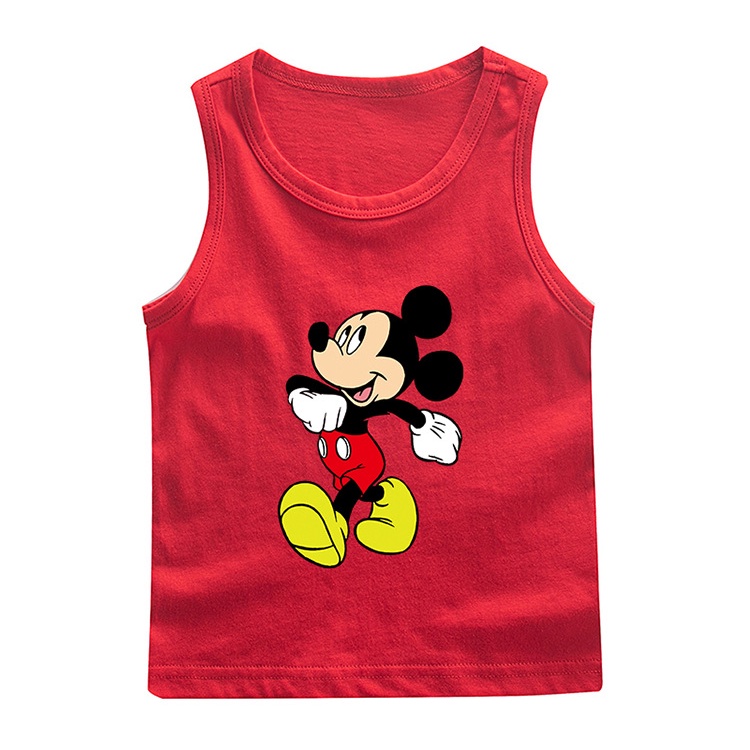 ÁO  BA LỖ  HÌNH MICKEY CHẤT COTTON MỀM MÁT CHO BÉ  TRAI BÉ  GÁI