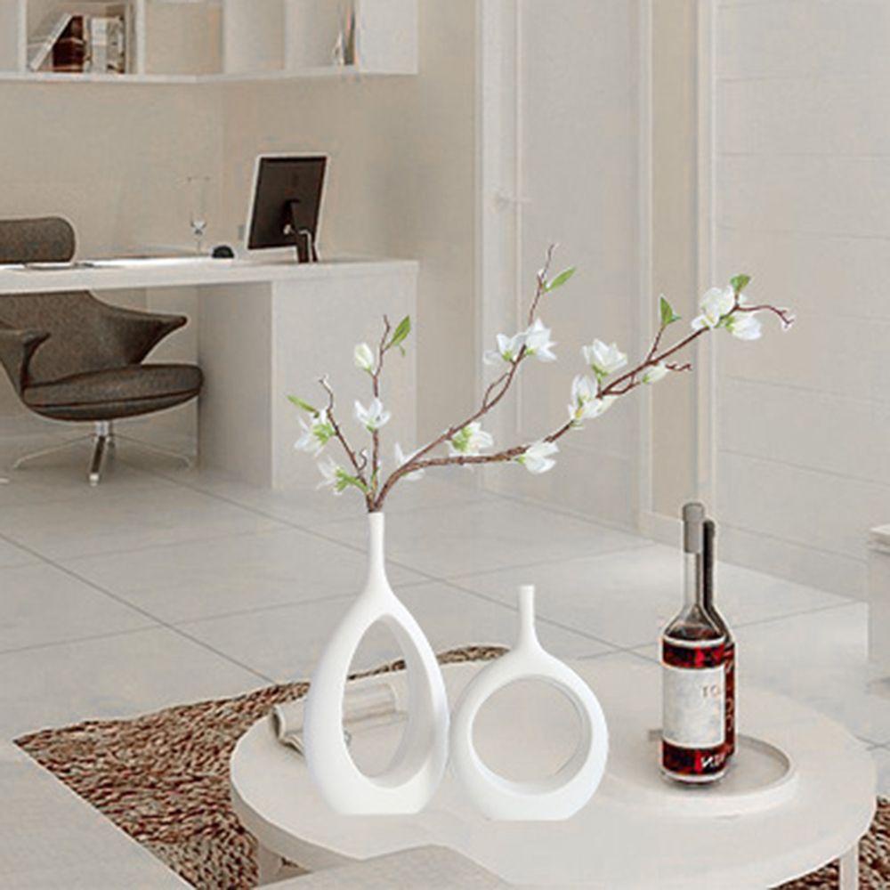 Bình Hoa Sứ Phong Cách Bắc Âu Thời Trang Cho Văn Phòng