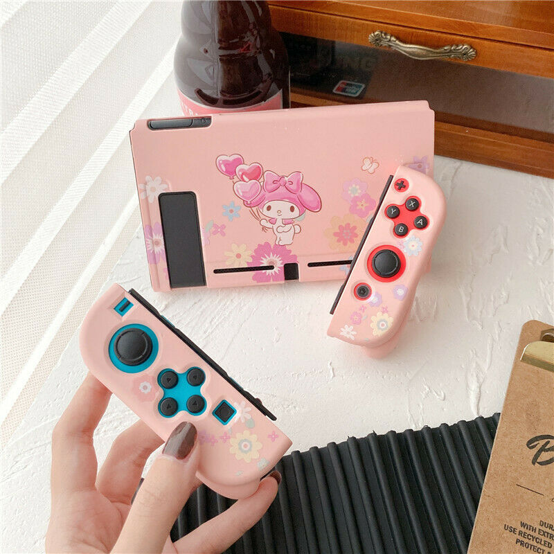 Vỏ Bọc Bảo Vệ Máy Chơi Game Nintendo Switch Hình Hello Kitty Đáng Yêu