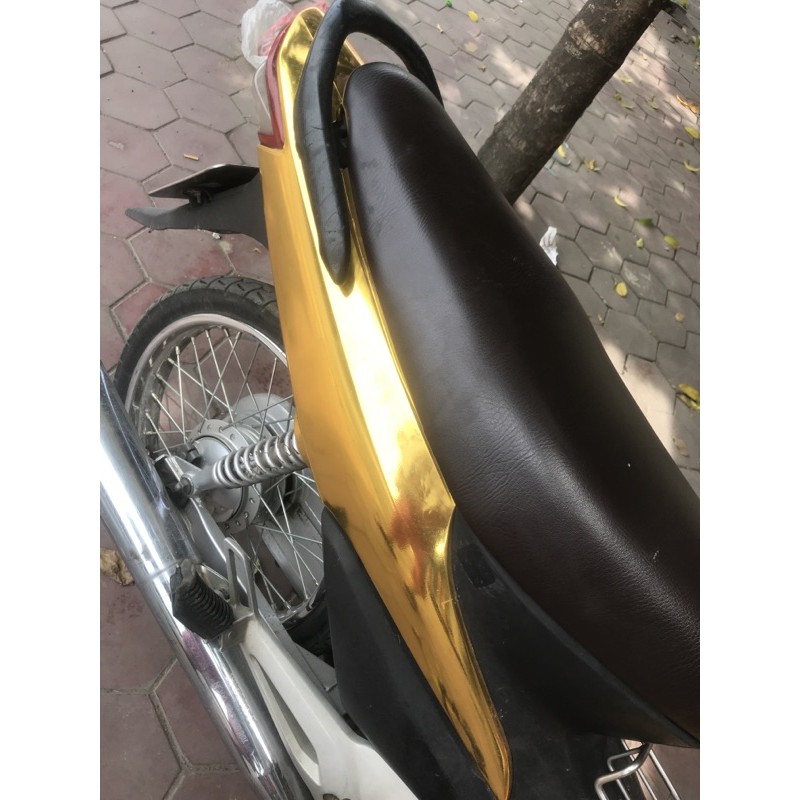 Giấy decal chrome vàng gold chống trầy xước 3 lớp loại sịn