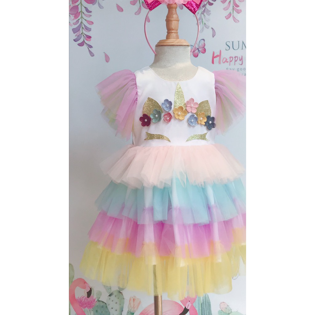 Đầm công chúa thiết kế cao cấp bé gái, cho bé 15-40kg
